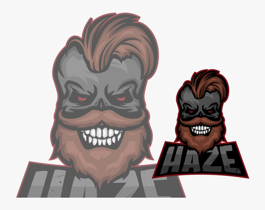 Skull Branding Typography Logoeport Logoillustration - Illustration, HD Png Download