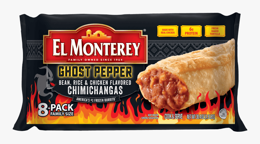 El Monterey Ghost Pepper Chimichangas, HD Png Download