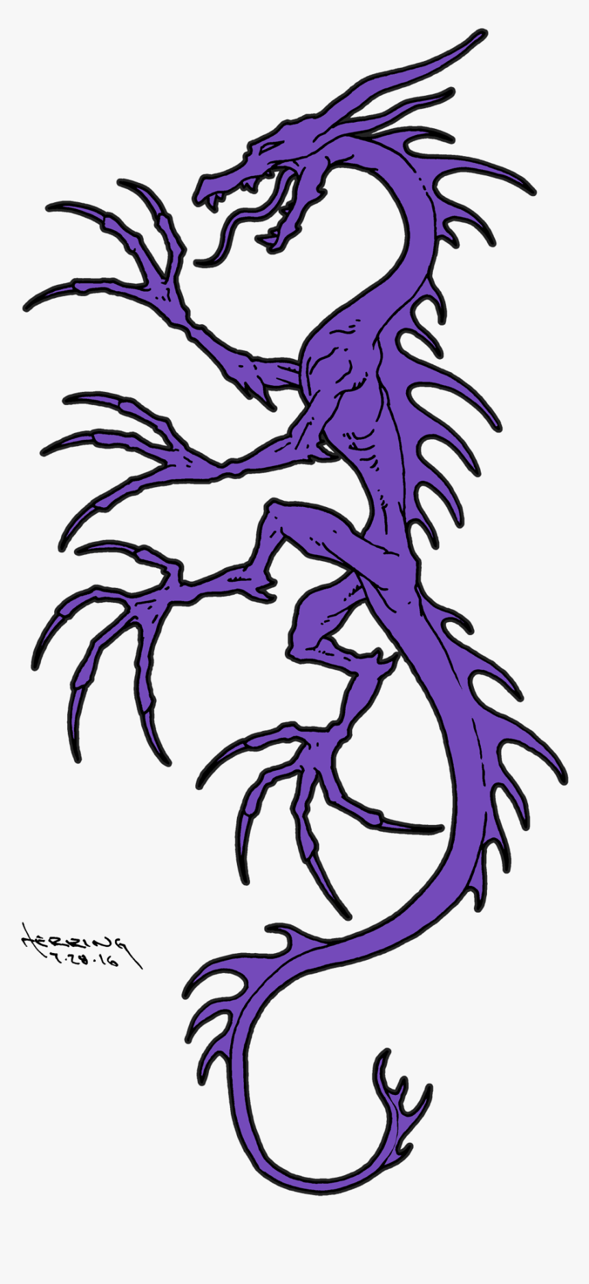 Heraldic Dragon Heads, HD Png Download