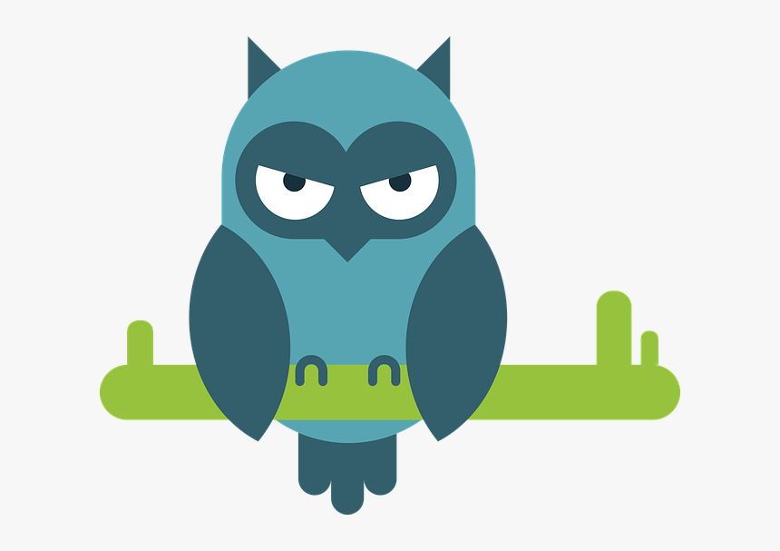 Owl, Comic, Animal Portrait, Animal Picture, Design - Owl Comic, HD Png Download