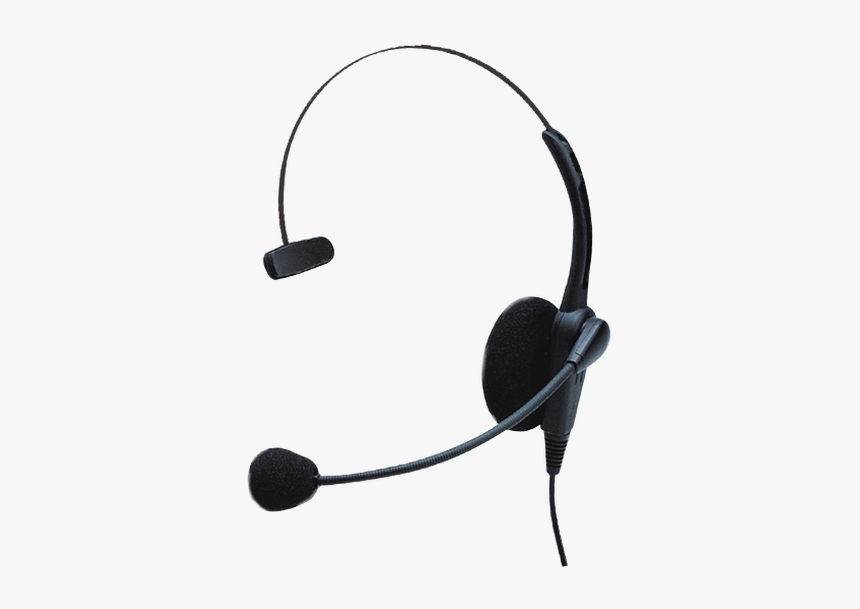 Voyager Has A Sleek Over Head Headset Design Does Not - Microphone, HD Png Download