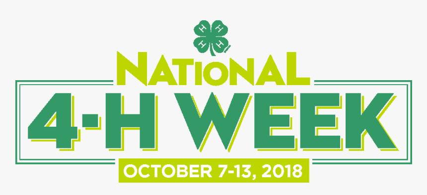 National 4 H Week 2018, HD Png Download