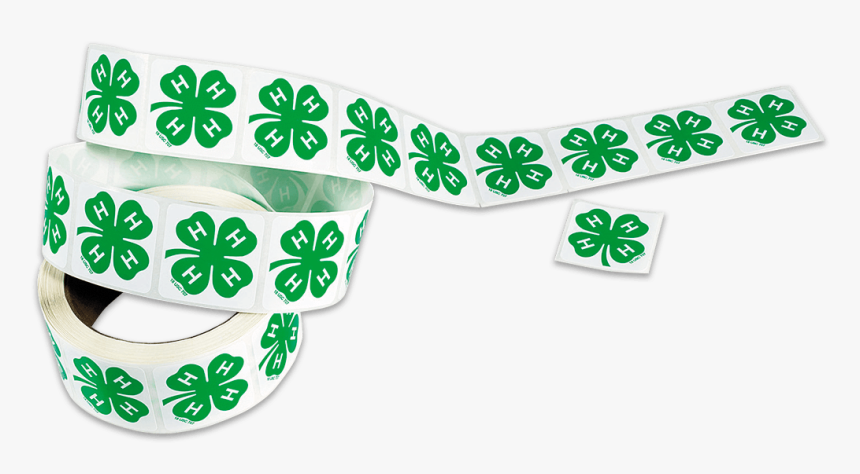 Roll Of 500 Clover Stickers - Belt, HD Png Download