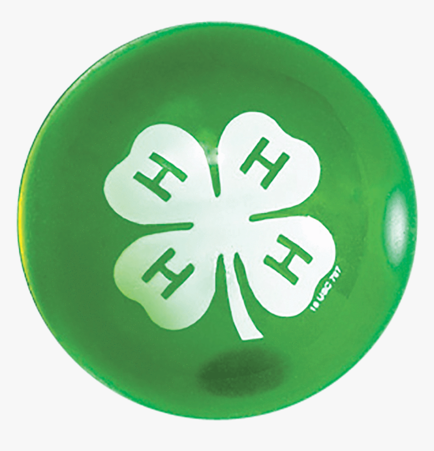 4-h Super Bouncy Ball - Transparent Background White 4 H Clover, HD Png Download