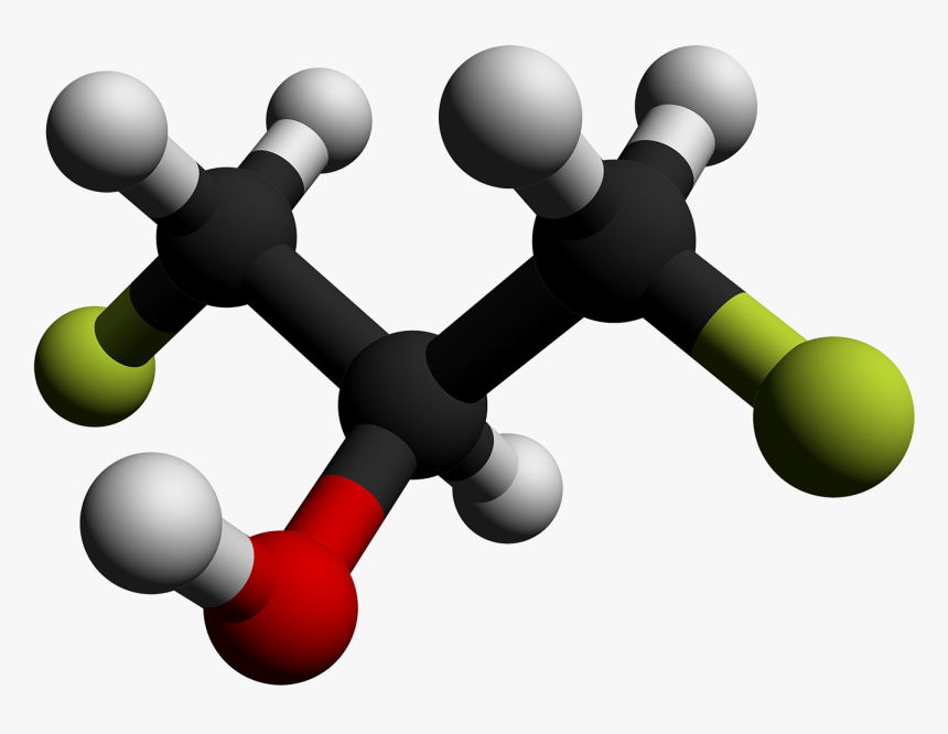 1,3 Difluoro 2 Propanol 3d Balls By Ahrls 2012 - 3d View Of 2 Propanol, HD Png Download