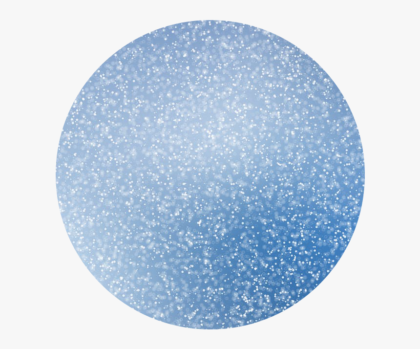 #white #blue #snow #sparkle #swoosh - Circle, HD Png Download