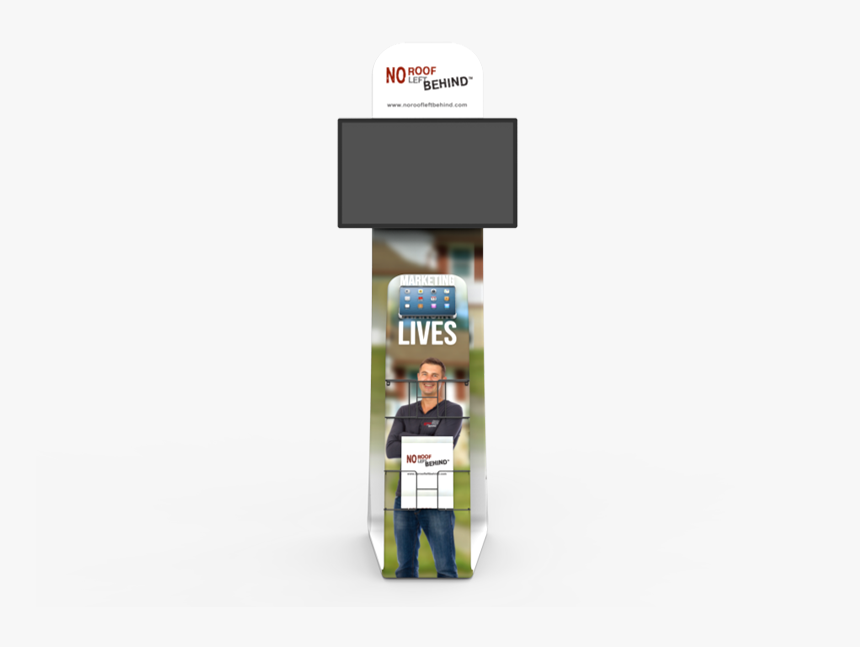 Monitor Ipad Brochure Stand With Graphic - Banner, HD Png Download