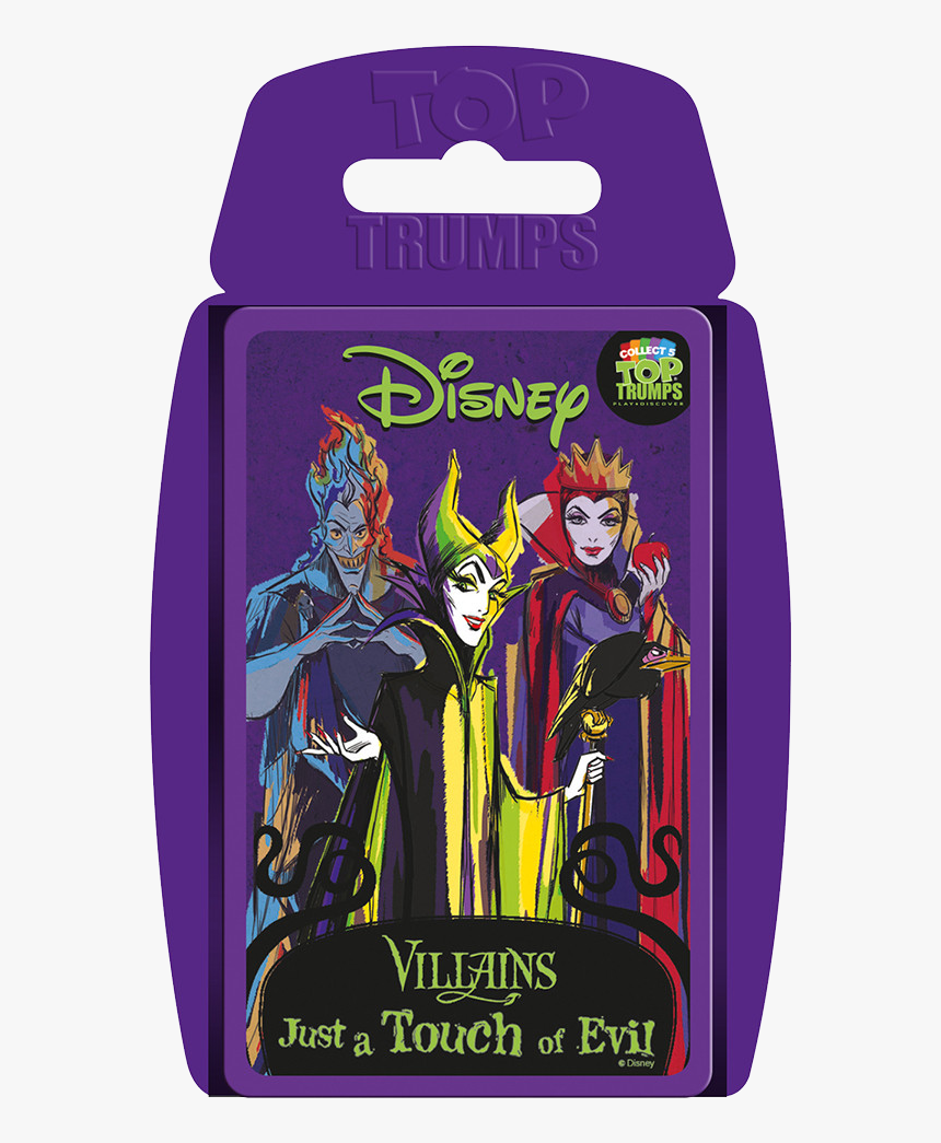 Disney Villains Card Game - Top Trumps Disney Villains, HD Png Download