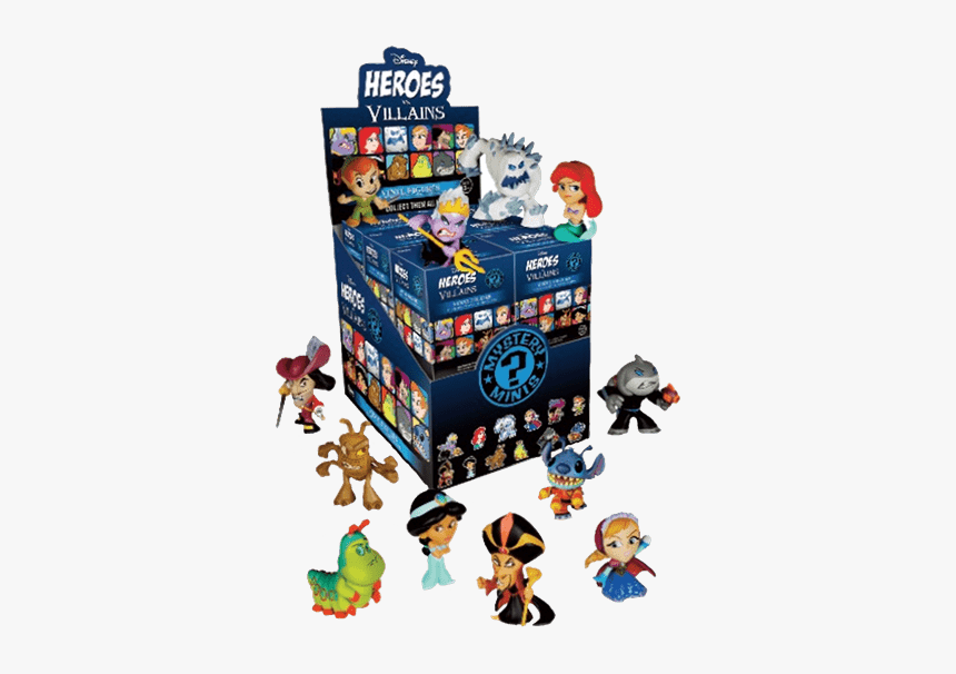 Funko Pop Mystery Minis Disney Heroes Vs Villains, HD Png Download