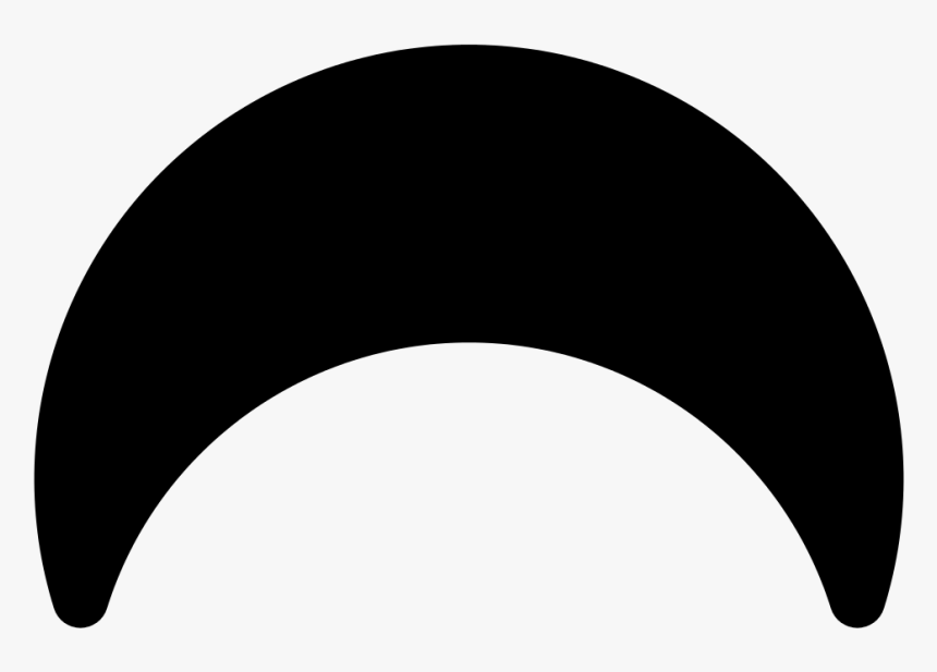 Downward Crescent Moon, HD Png Download