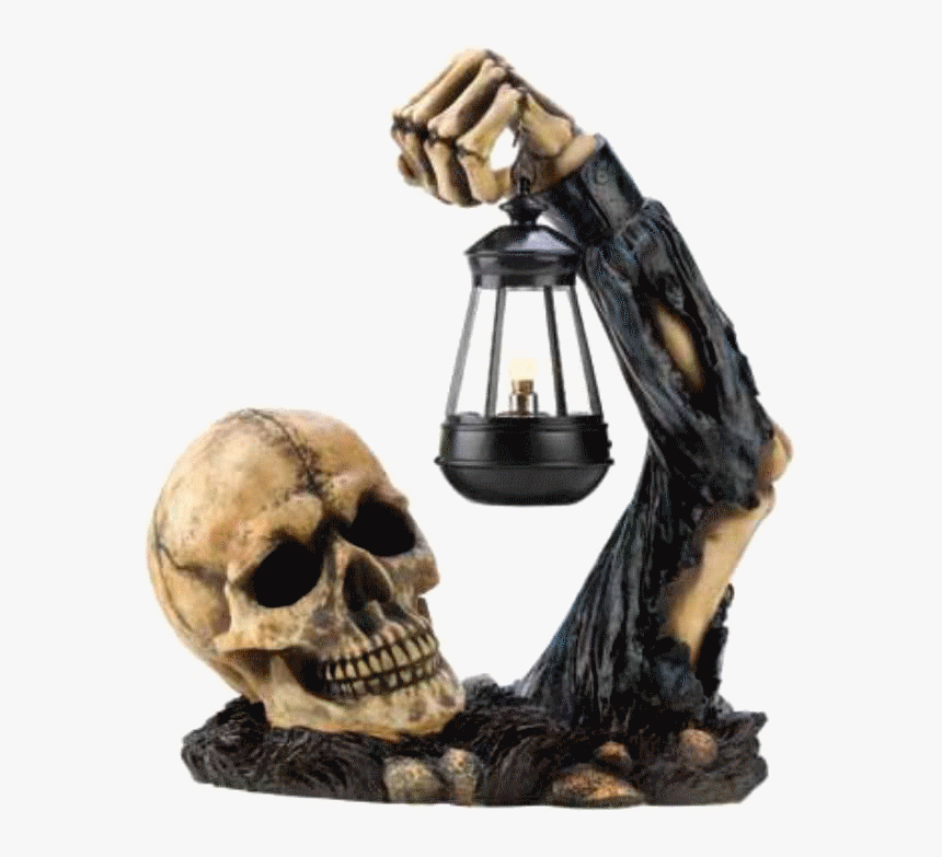 Skeleton Hand Holding Lantern, HD Png Download