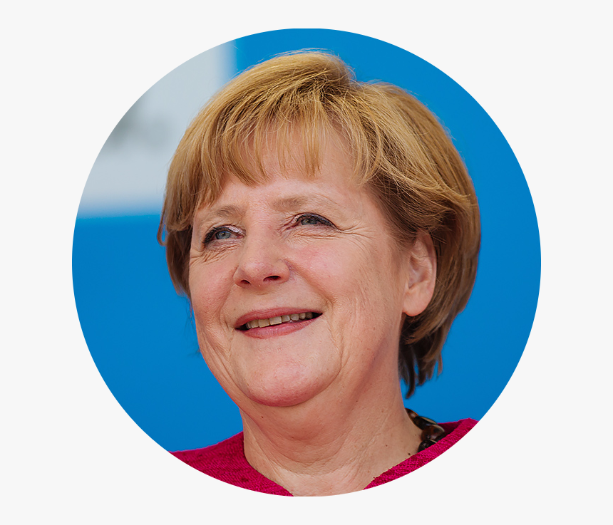 Angela Merkel Face Transparent, Hd Png Download , Png - Angela Merkel Transparent, Png Download
