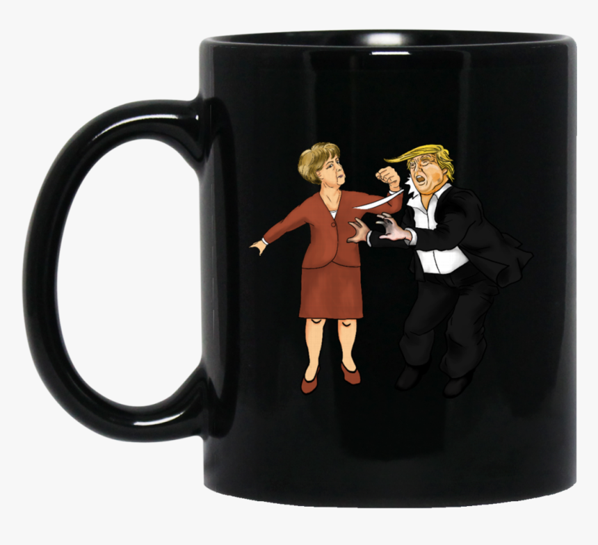 Not My President Mug Angela Merkel Hit Trump Anti Trump, HD Png Download