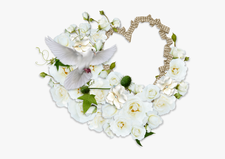 Cadre Png Mariage, Cluster ♥ Wedding Frame Png, Heart - Heart Wedding Frame Png, Transparent Png
