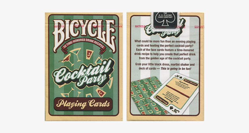Bicycle Cocktail Party Playing Cards, HD Png Download
