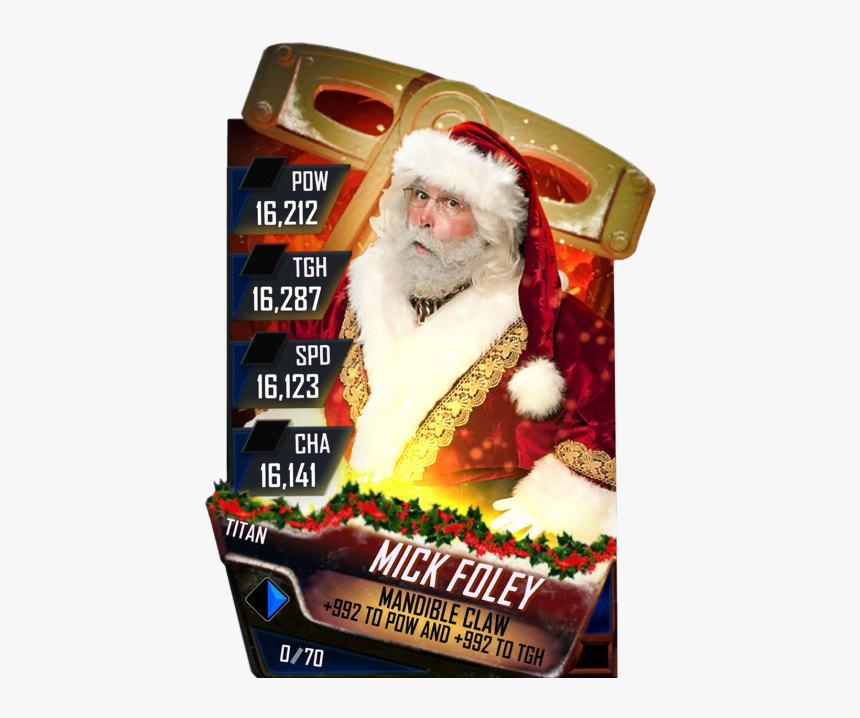 Wwe Supercard Christmas Cards, HD Png Download