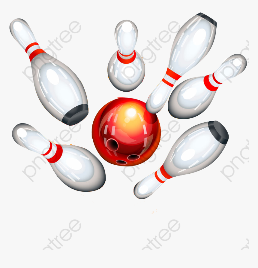 Bowling Pin Clipart - Transparent Background Bowling Pin Clipart, HD Png Download