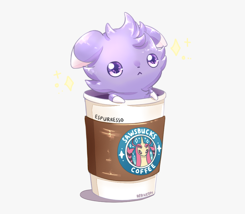 Espurresso Coffe Rerukon Pokémon Sun And Moon Pikachu - Cute Pokemon With Starbucks, HD Png Download
