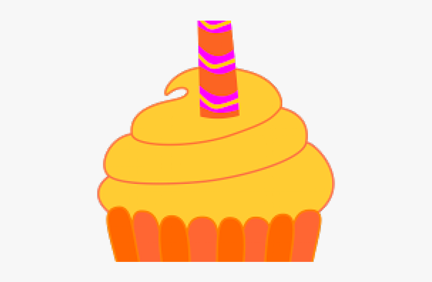 Cupcake Candle Cliparts, HD Png Download