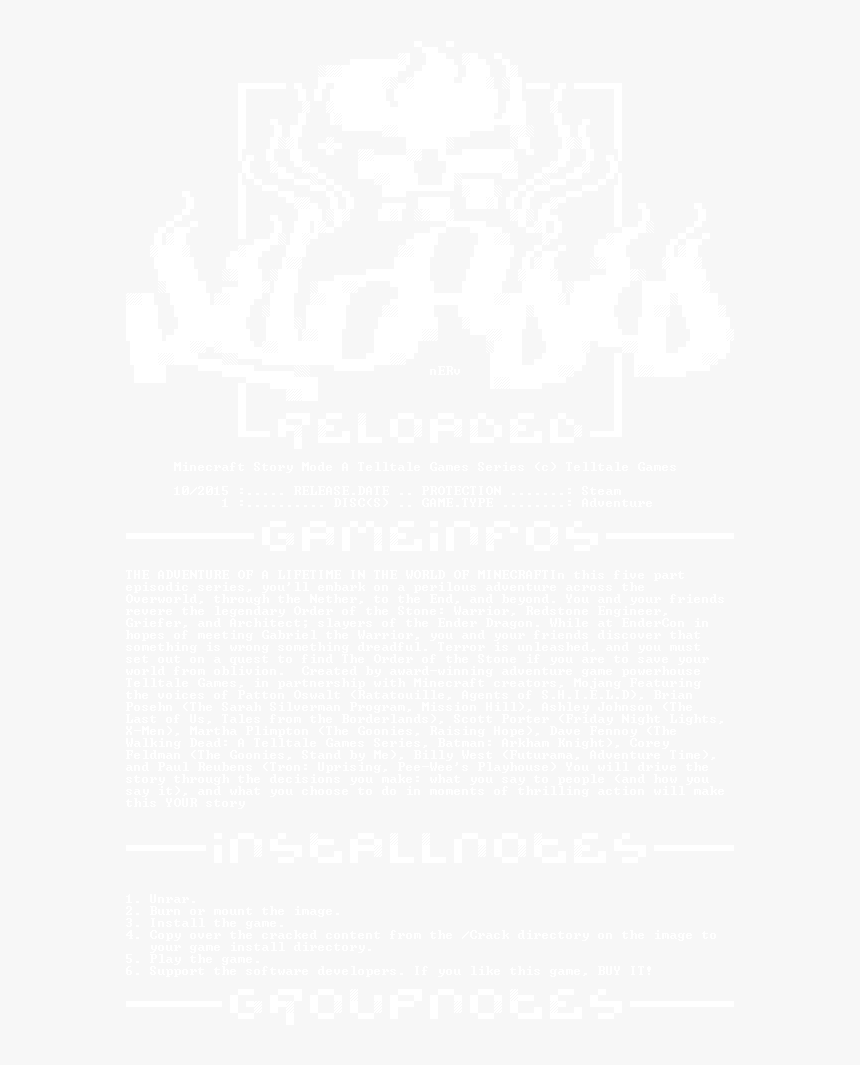 Best Crack Nfo , Png Download - Reloaded Nfo, Transparent Png