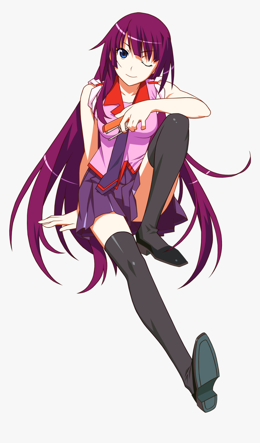 Hitagi Senjougahara, HD Png Download