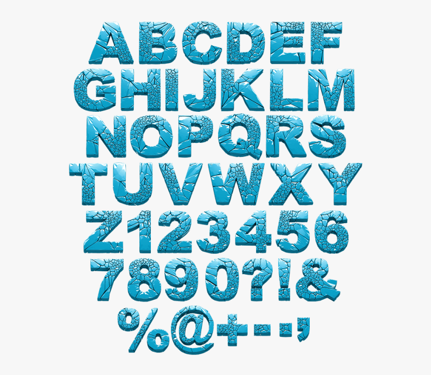 Transparent Crack Ice - Hulk Font, HD Png Download
