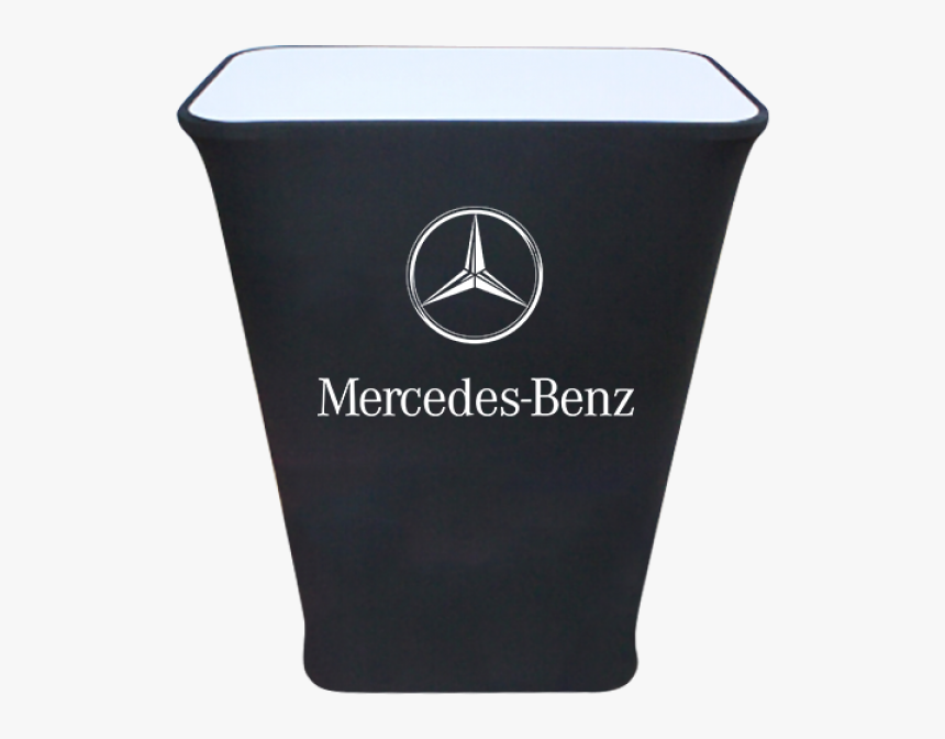 Wooden Top And Base Square Bar Counter - Mercedes Benz Banner, HD Png Download