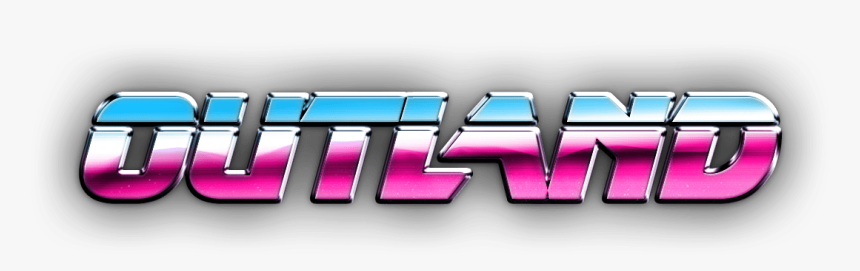 Outland Logo Synthwave - Synthwave Transparent Background, HD Png Download