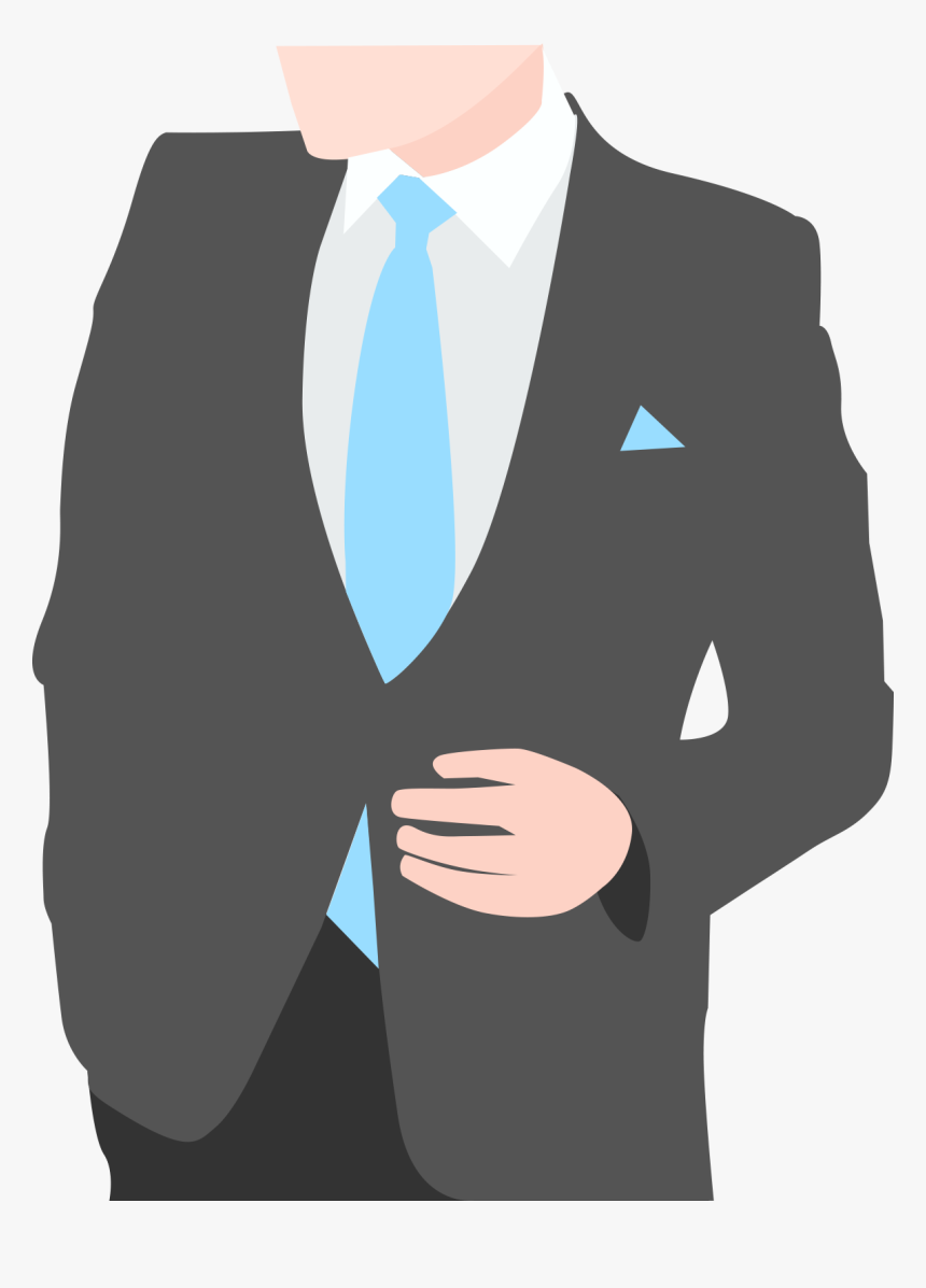 Business Attire With A Breast Pocket Handkerchief - Informal Wear, HD Png Download