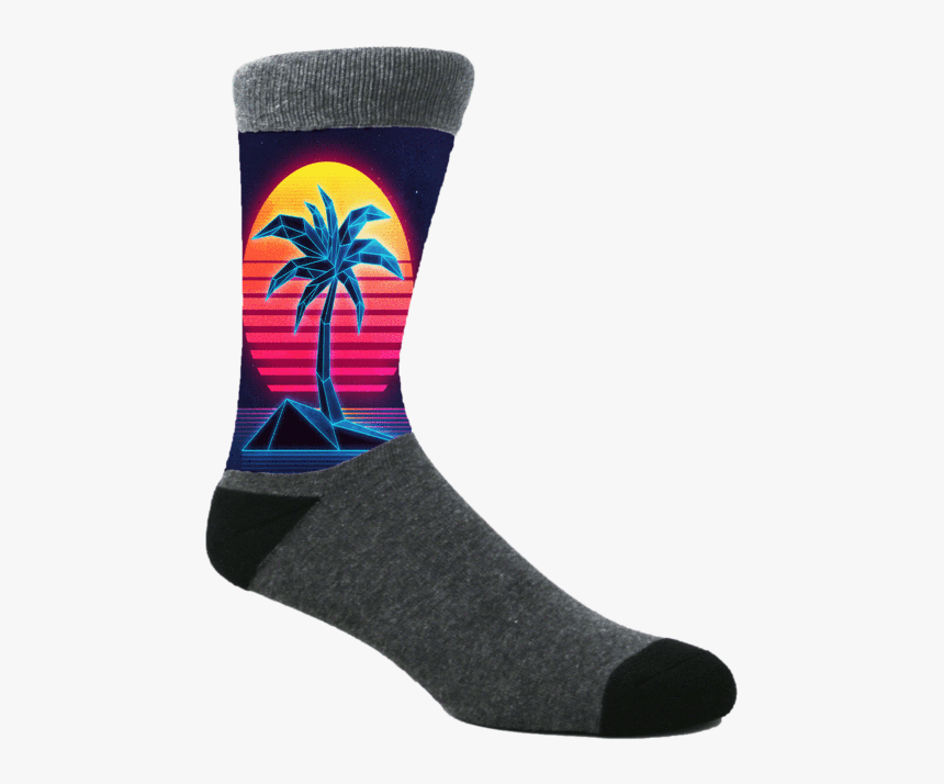 80 S Neon Palmtrees 

 
 Data Rimg Lazy 
 Data Rimg - Sock, HD Png Download