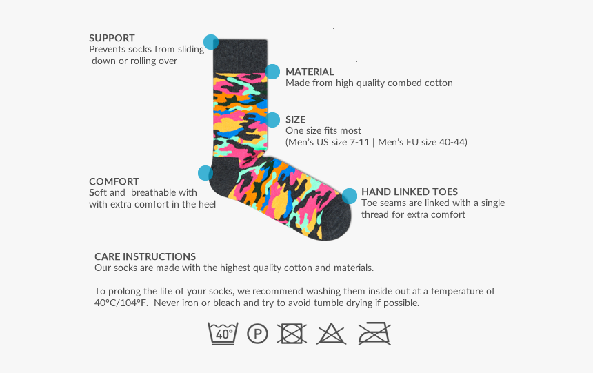 Quality & Care - Sock, HD Png Download