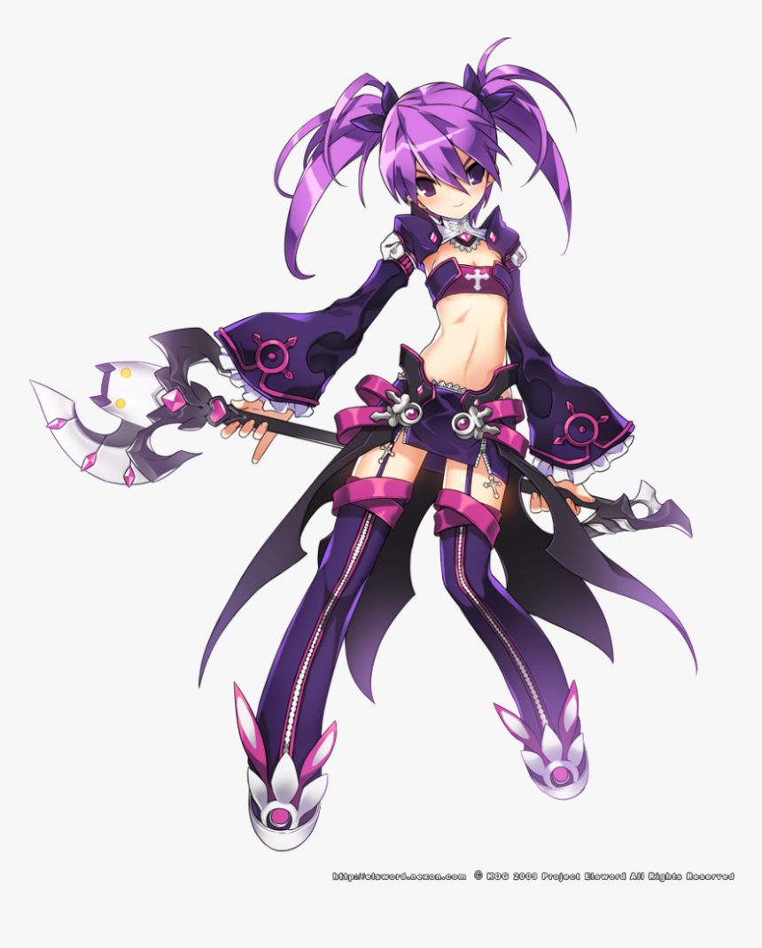 Transparent Hitagi Senjougahara Png - Elsword Aisha Void Princess, Png Download