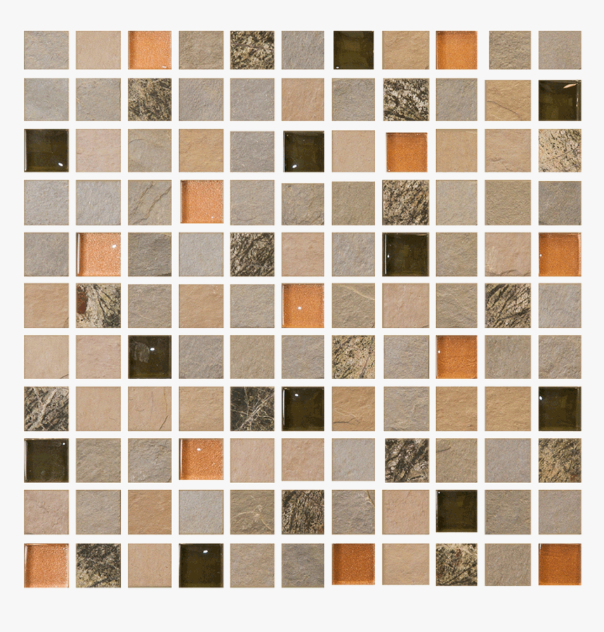 Painted Forest - Glass Mosaic Tiles Aqua Color, HD Png Download