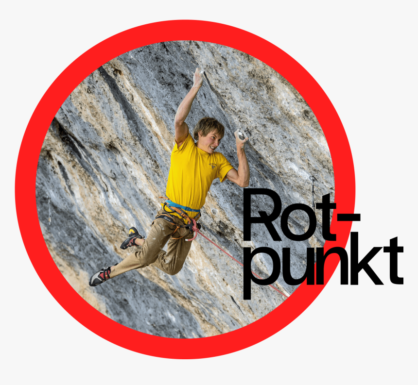 Rotpunkt Alex Megos, HD Png Download