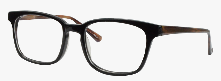 Black And Brown Glasses Frame - Black Brown Glasses, HD Png Download