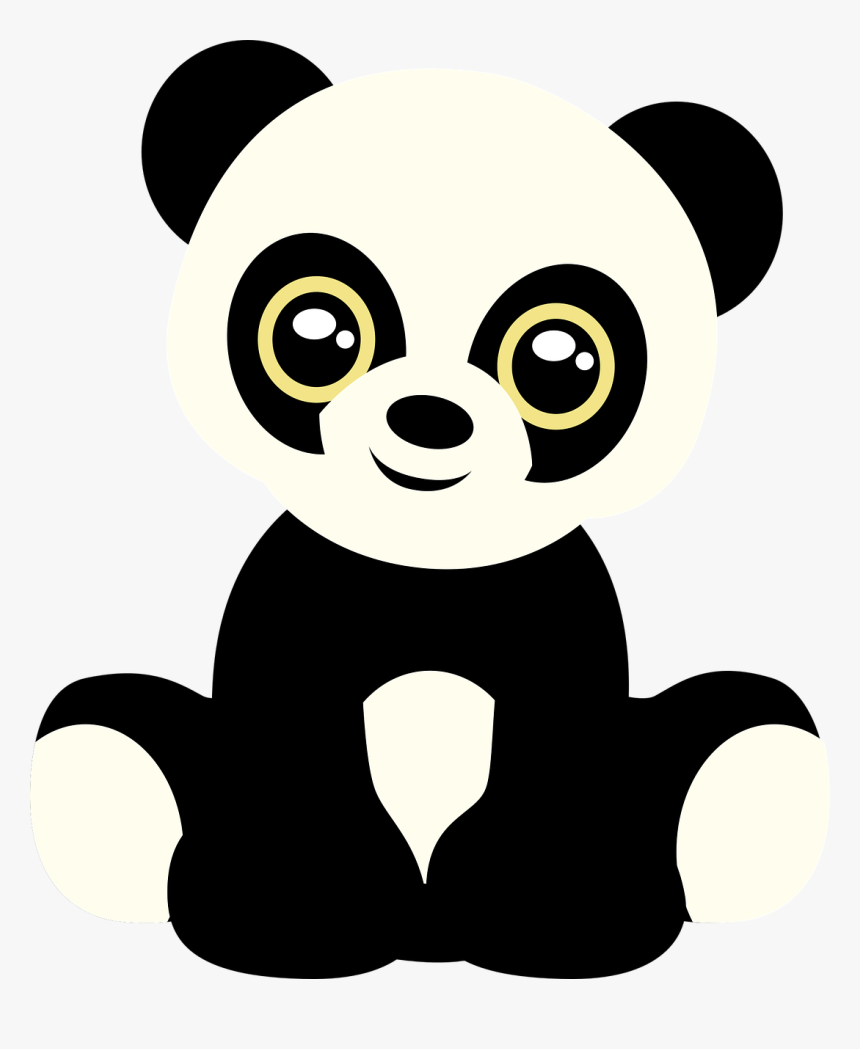 Cute Good Morning Panda, HD Png Download