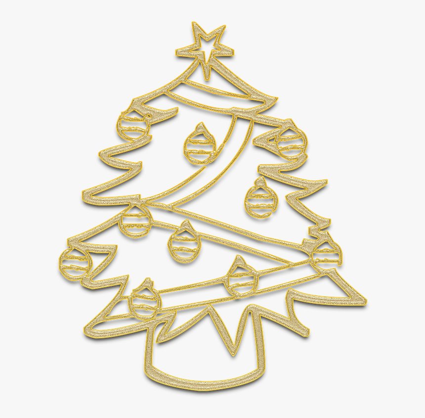 Christmas Tree Christmas Decorations New Year S Eve - Christmas Tree, HD Png Download