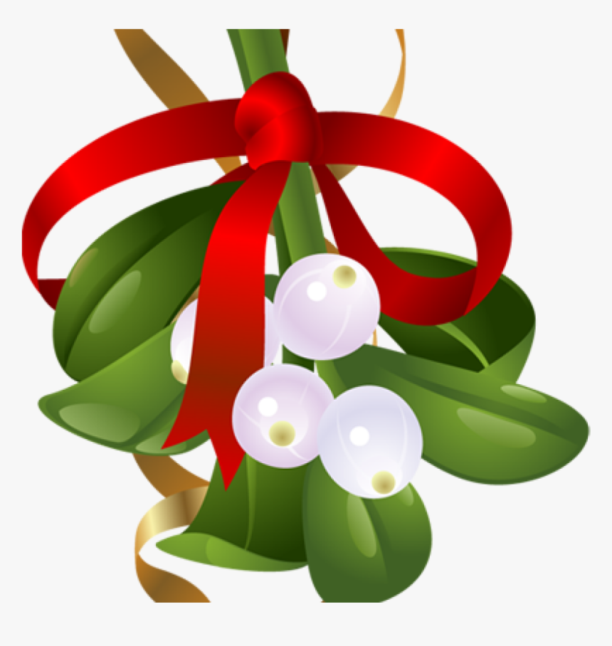 Free Mistletoe Clipart Mistletoe Clip Art 11 Mistletoe - Transparent Background Mistletoe Clipart, HD Png Download