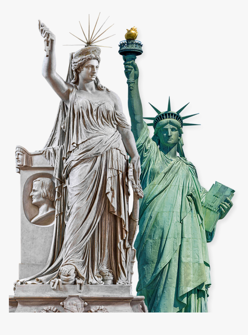 Photo Of Statues - Statue Of Liberty, HD Png Download