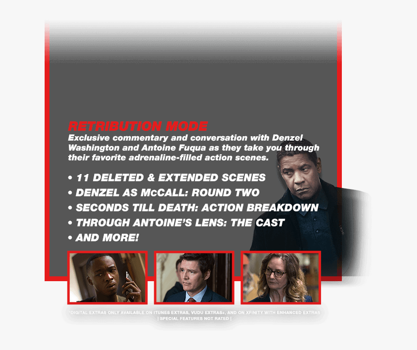 Vudu Denzel Washington Online, HD Png Download