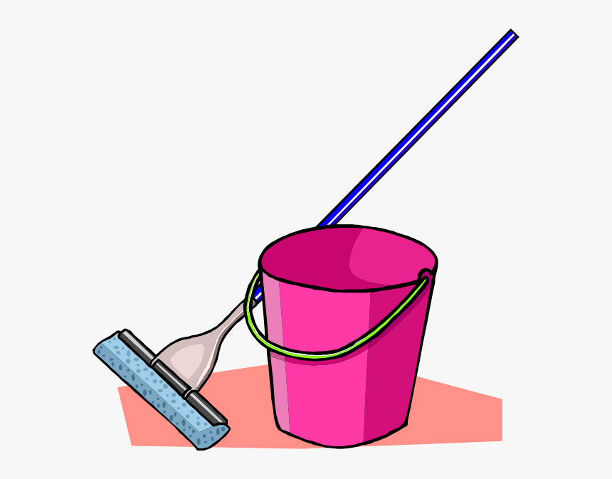 Broom Clip Art Cinderella - Clip Art Mop & Bucket, HD Png Download