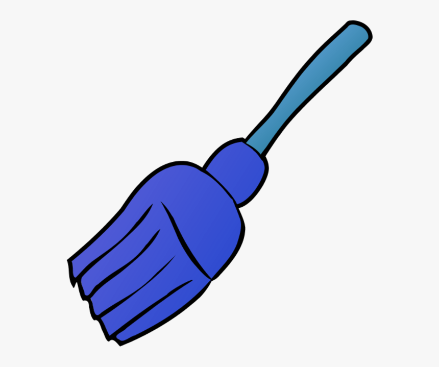 Broom Clipart - Blue Broom Clipart, HD Png Download