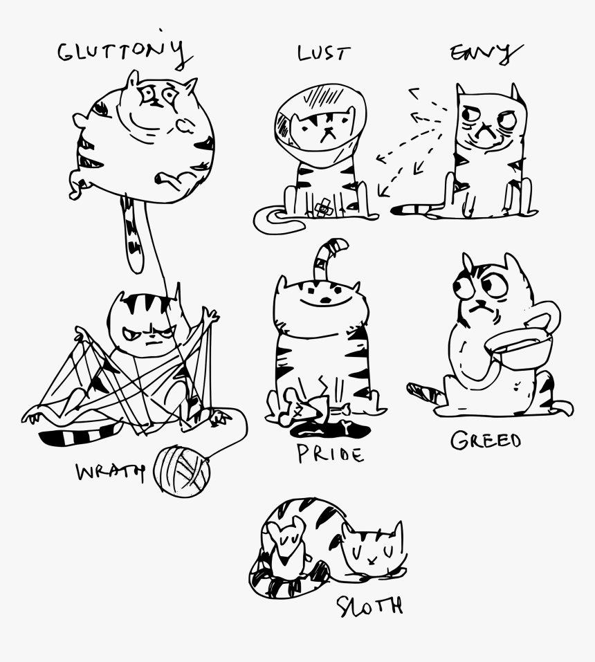 Seven Deadly Sins, HD Png Download