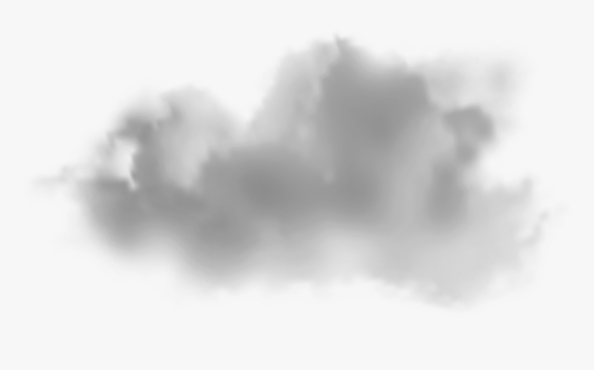 Cloud Background - Monochrome, HD Png Download