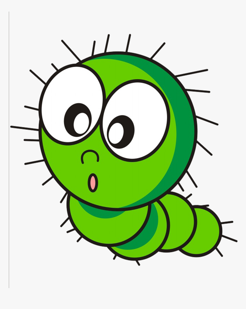 Caterpillar Clipart Face - Q 版 毛毛 蟲, HD Png Download