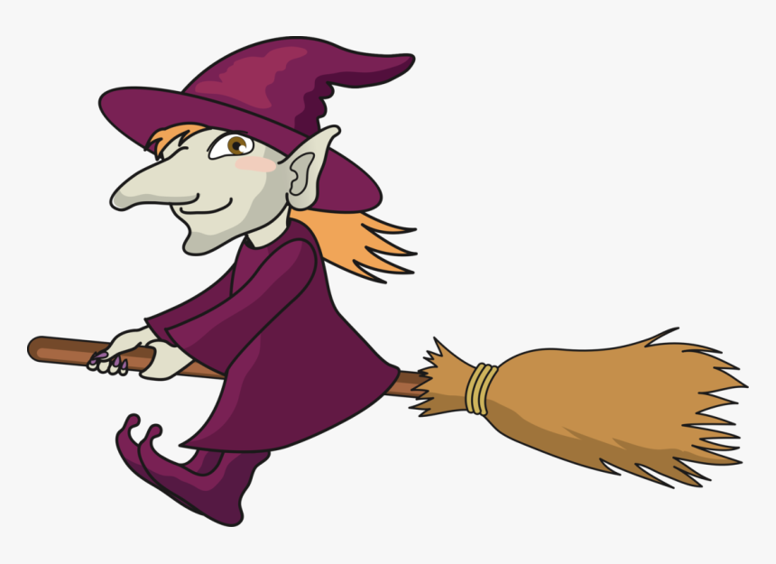 Drawing,broom,costume Hat - Broom, HD Png Download