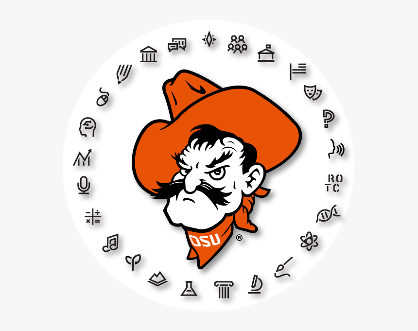 Oklahoma State Pistol Pete, HD Png Download