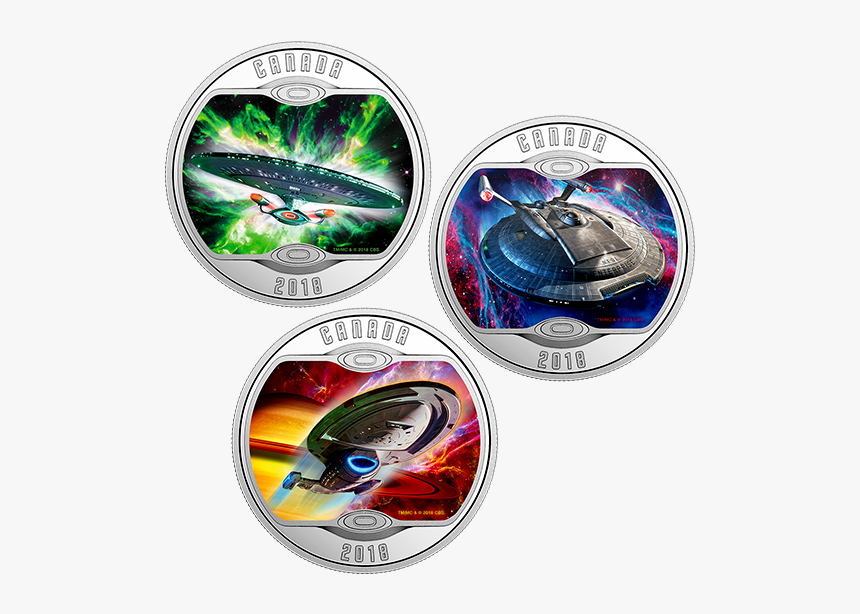 Canadian Mint Startrek, HD Png Download