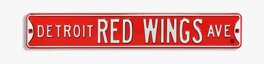Doris Collectibles Detroit Red Wings Avenue Metal Street - Parallel, HD Png Download