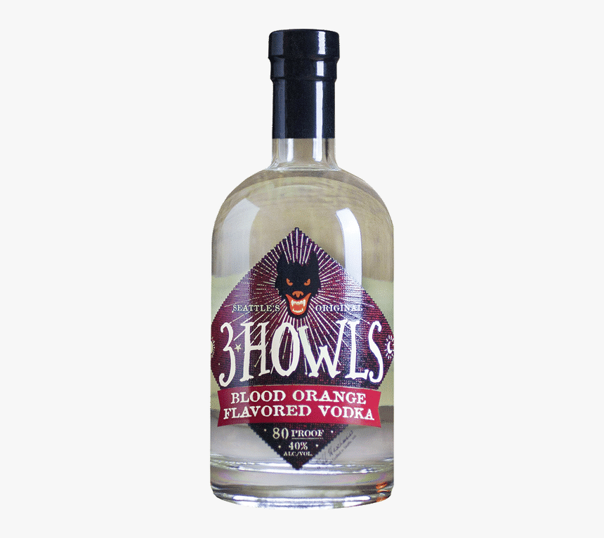 3 Howls Blood Orange Vodka - Domaine De Canton, HD Png Download